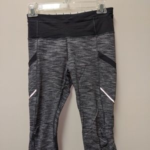 Lululemon Run For Fun Crops - size 4